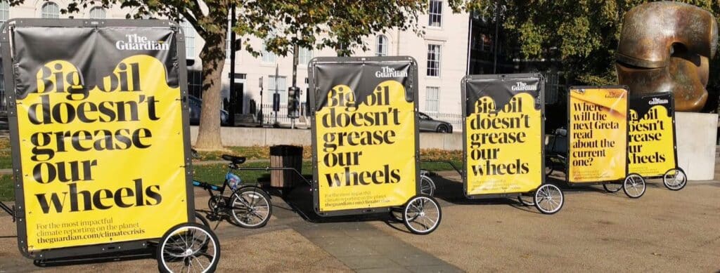The Guardian · poster bike creative