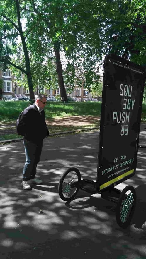 Advertising bike · London